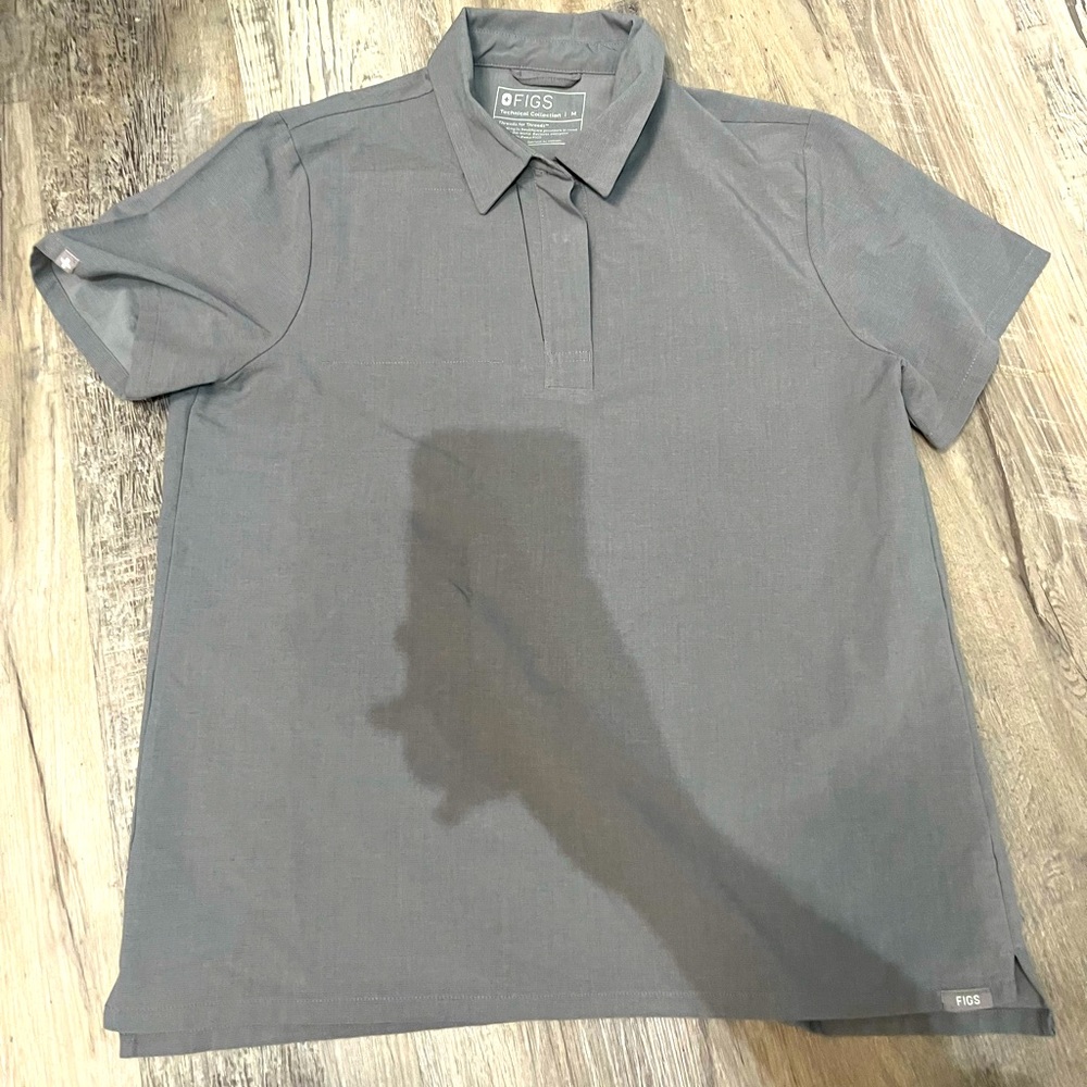Rare color  Figs Polo Scrub Top